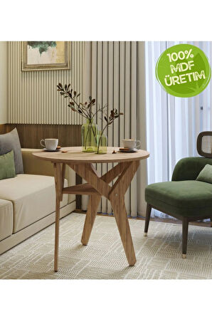 Reyo 80×40cm Atlantik Çam Çok Amaçlı Sehpa Masa %100 Mdf Mutfak Yemek Çalışma Masası Orta Sehpa