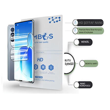 Samsung Galaxy M51 NANO Ekran Koruyucu ULTRA İnce Esnek - Umbos ŞEFFAF HD