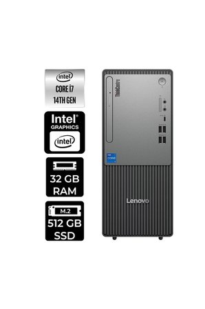 ThinkCentre Neo 50T G5 i7 14700 32GB 512GB SSD W11H Masaüstü Bilgisayar & PER4 USB Bellek