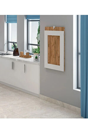 Reyo 60x90cm Duvara Monte Çerçeveli Tablo Masa 1. Sınıf Atlantik Çam MDF