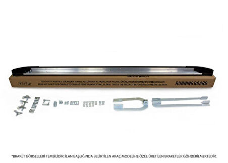 OMSA VW Crafter Dot Line Yan Basamak Siyah Orta Şase 2006-2016 Arası