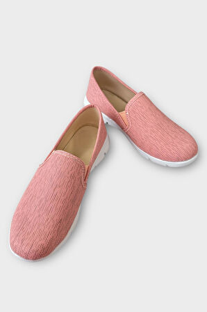 Kadın Silinebilir Babet Ayakkabı PUDRA