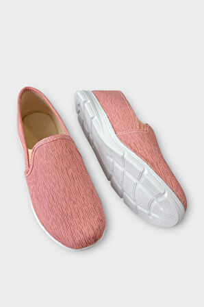 Kadın Silinebilir Babet Ayakkabı PUDRA