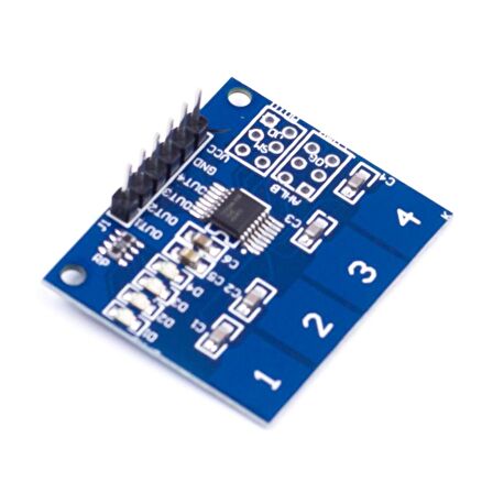 TTP224 4 Tuşlu Dokunmatik Sensör Modülü