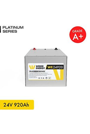 24V 920Ah LiFePO4 Platinum Series Bluetooth'lu Lityum Demir Fosfat Akü 