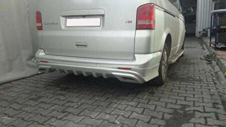 VW T5 Transporter/Caravelle/Multivan Arka Tampon Geçme Çift Egzoz 2010-2014 Arası