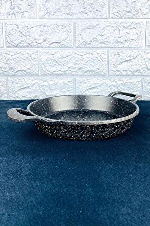 3lü Lime Döküm Granit Sahan Tava Seti Çift Kulp 18cm-20cm-22cm