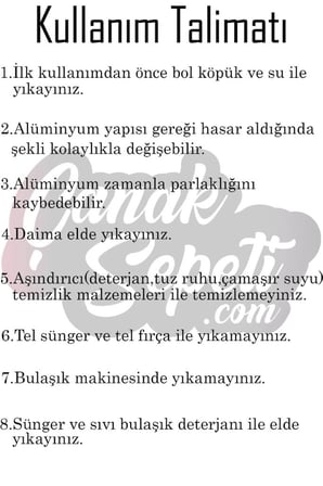 Tek Kulp Alüminyum Kavurma&Kızartma Tavası Balık Tavası 23cm