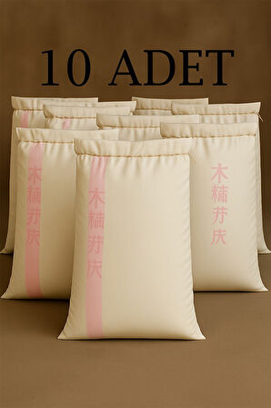 10 Adet 65cm×100cm 50KG Naylon Haral Un Kum Çuvalı Torbası