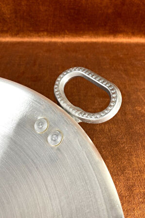 Alüminyum Eloksallı 35cm Kalın Sac Kavurma ve Gözleme Sote Tavası