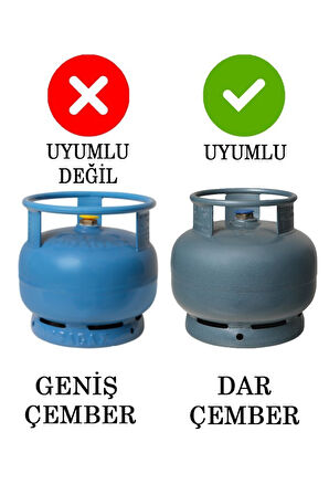 38 Cm Döner Başlıklı Kadayıf Künefe Balık Pişirme Ocağı Dar Çember Tüp