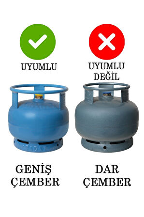 Geniş Çember Piknik Tüpü Uyumlu Pürmüz Isı Tabancası Şalama Yak Yak