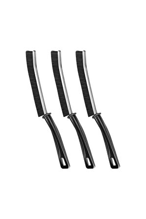 3 Adet Plastik Pencere Ocak Derz Arası Detay Temizleme Fırçası