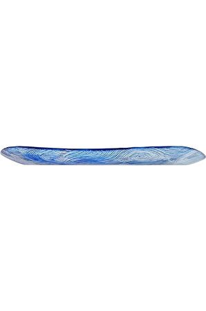 6lı 10641 Linden Batik Mavi 19 Cm Pasta Tabağı Takımı