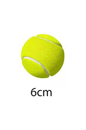 3 Adet Başlangıç Seviye Kauçuk Elastik Tenis Topu Yeşil