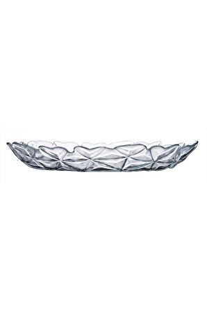 10717 Estrella 33cm Oval Cam Kayık Servis Meyve Tabağı