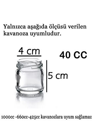 6 Adet 43mm Metal Kavanoz Kapağı Sarı