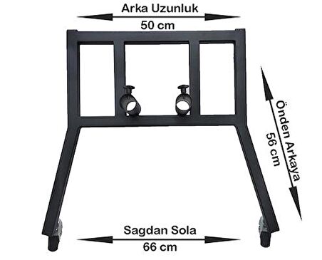 Artelon Özel Tasarım Ayaklı Tv Standı 40" 42" 46" 50" 55" 60" 65"