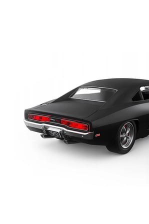 Sunman Oyuncak 1:16 1970 Dodge Charger R/T Sesli Ve Işıklı Uzaktan Kumandalı Araba Sun-S00099010