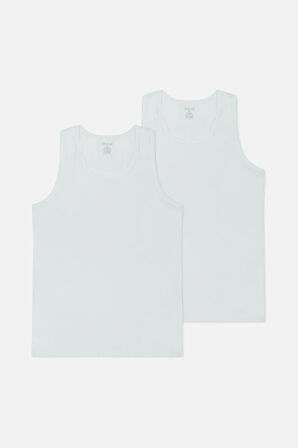 Beyaz Aytron Halter 2 Li Basic Erkek Atlet