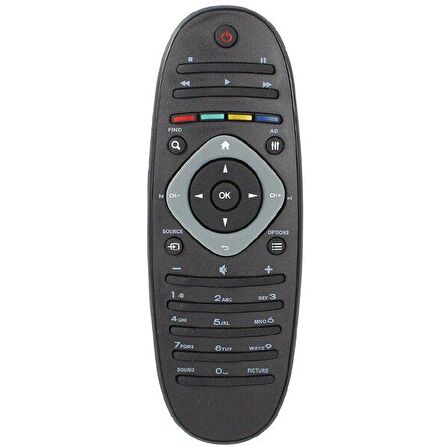 Philips 42PFL7656K/02 Uyumlu Led Televizyon Kumandası