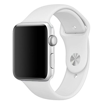 Apple Watch Seri 1/2/3/4/5/6/SE 40 mm Kordon Spor Kayışı Yumuşak Silikon