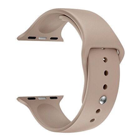 Apple Watch Seri 1/2/3/4/5/6/SE 44 mm Kordon Spor Kayışı Yumuşak Silikon