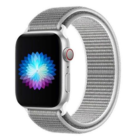 Apple Watch Seri 1/2/3/4/5/6/SE 40mm Kordon Kumaş Dokuma Kayış Örme Bileklik