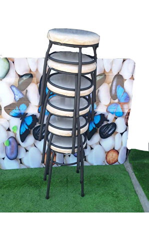 6'lı Tabure Statik Ayaklı