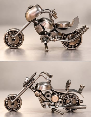 Metal Bilyeli Motor Küçük Boy Alk6233