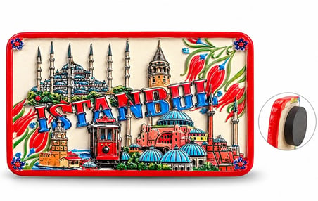 İstanbul Temalı Polyester Magnet Alk5865