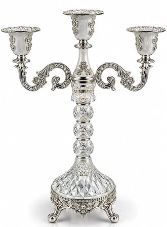 Kristal Şamdan Mumluk Alk6395