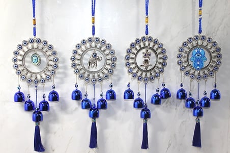 Metal Nazar Boncuğu Çan Alk3495