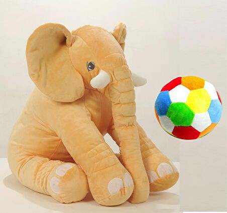 Uyku Arkadaşım Fil 90 cm ve Çıngıraklı SOFT TOP