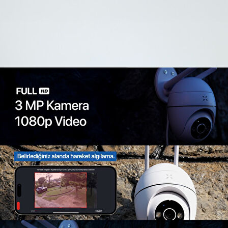 XENON X7266 FHD 3MP GECE G. WI-FI GUVENLIK KAM.