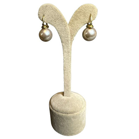 Uretti - İREM 3914 4143 Orta Boy İnci Küpe