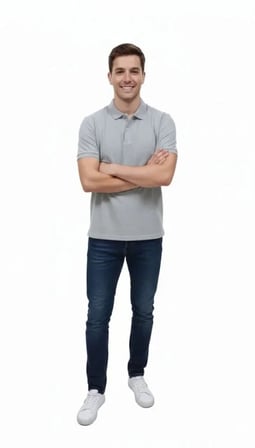 USLUCAN ALIŞVERİŞ Erkek Pike Kumaş Düğmeli Yaka Regular Fit Günlük Kısa Kol Tişört T-shirt - Gri
