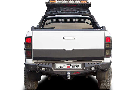 VW Amarok Dakar Çelik Arka Tampon Ledli (Sensörlü) 2010 ve Sonrası