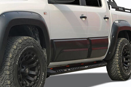 OMSA VW Amarok Dakar Yan Basamak Siyah V1 Ledli 2010-2021 Arası