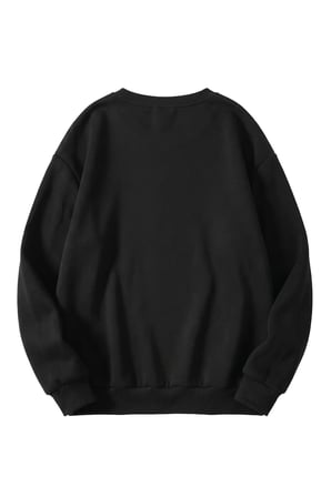 Unisex Monaco Baskılı Bisiklet Yaka Sweatshirt