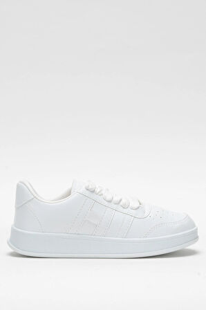 Unisex Spor Sneaker Ayakkabı BEYAZ