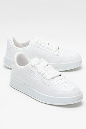 Unisex Spor Sneaker Ayakkabı BEYAZ