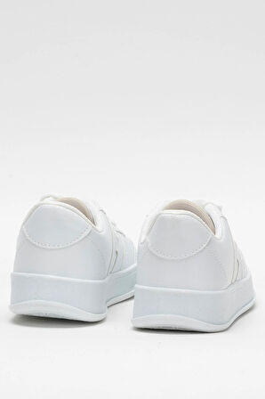 Unisex Spor Sneaker Ayakkabı BEYAZ