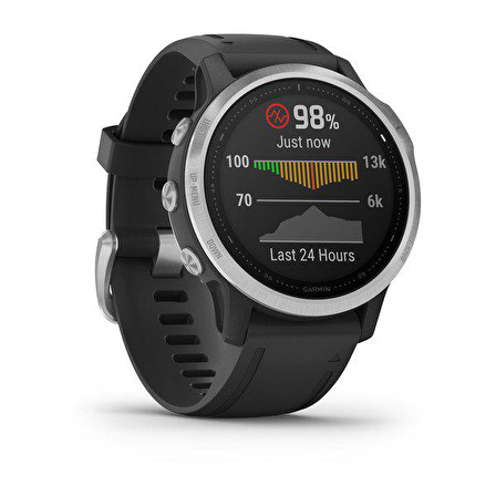 Garmin Fenix 6S Gümüş-Siyah Multispor GPS Akıllı Saat