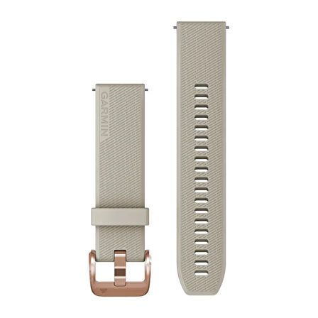  Garmin Quick Release 20 mm Yedek Kayış Açık Kum, Pembe Altın