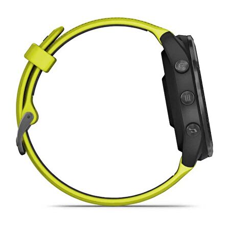 Garmin Forerunner 965 - Karbon Gri DLC Titanyum Sarı | Siyah