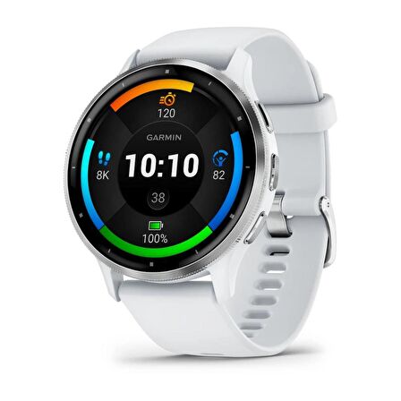 Garmin Venu 3 Beyaz - Gümüş Akıllı Saat