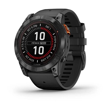 Garmin Fenix 7x Pro Gri - Siyah Akıllı Saat