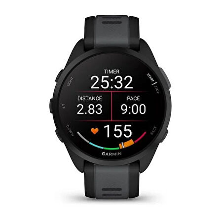 Garmin Forerunner 165 Music - Siyah/Slate Gri