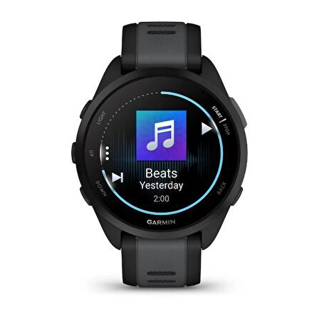 Garmin Forerunner 165 Music - Siyah/Slate Gri